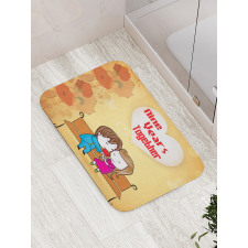 9 Years Together Bath Mat