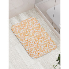 Monochrome Style Arrangement Bath Mat