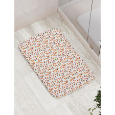 Assortment of Nuts Design Bath Mat