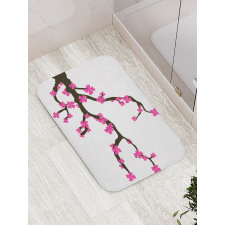 Botany Theme Bath Mat