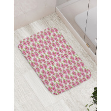 Oriental Flower Bath Mat