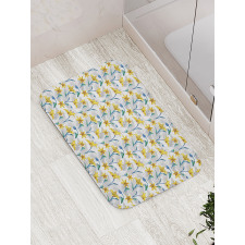 Lily Blossom Flowers Bath Mat