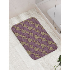 Nostalgic Inspired Damask Art Bath Mat