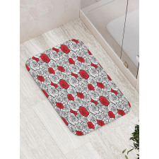 Roses Love Blossom Bath Mat