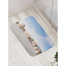 Seashells on Sand Hill Sky Bath Mat