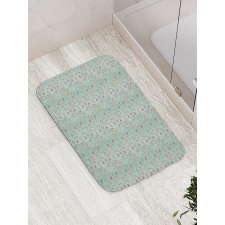 Chaotic Doodle Ocean Starfish Bath Mat