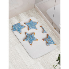 Baked Biscuits in Star Shape Bath Mat