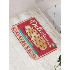 Chocolate Chip on a Poster Bath Mat