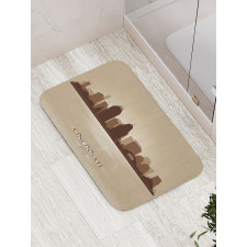 Modern Dusky Vintage Bath Mat