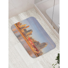 Buildings near Stadium Bath Mat