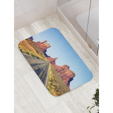 Long Road at Valley Trip Bath Mat