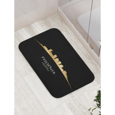 Skyscrapers and Buildings Bath Mat