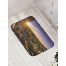 Scenic Sunrise Sandstones Bath Mat