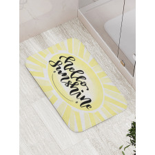 Modern Typography Bath Mat