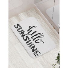 Warm Season Words Bath Mat