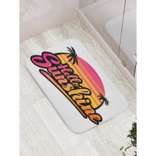 Sixties Style Colors Bath Mat