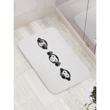 Simple Animal Graphic Bath Mat