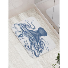 Grunge Sea Creature Bath Mat