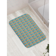 Starfish Aquatic Sea Animals Bath Mat