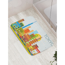 Unique Architecture Tourism Bath Mat