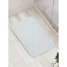 Clubs Sticks Graphic Pattern Bath Mat