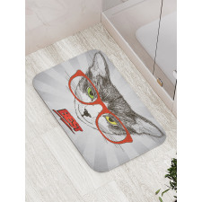 Starburst Stripes Best Word Bath Mat