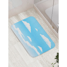 Summer Season Weather Pattern Bath Mat