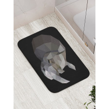 Animal with an Angular Design Bath Mat