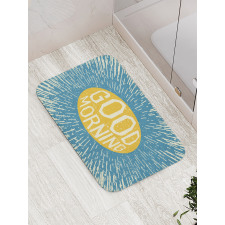 Inspirational Morning Bath Mat