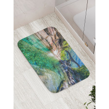 Double Arched Bridge Bath Mat