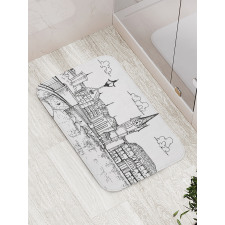 Sketch Style Zurich Bath Mat