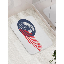 Eagle with Stars Stripes Bath Mat