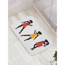 Girls Party Bath Mat