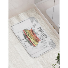 Bahama Mama Vintage Bath Mat