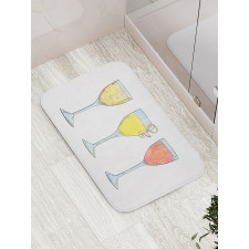 Watercolor Artwork Bath Mat