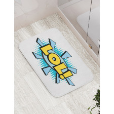 Comic Word Exclamation Mark Bath Mat