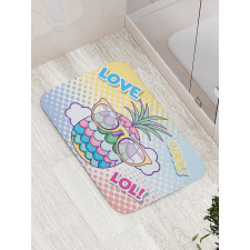 Pineapple Sunglasses Love Cool Bath Mat