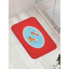 Pair of Fishes Japanese Bath Mat