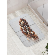 Heart Shaped Truffles Bath Mat