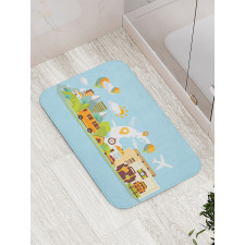 Adventure Vacation Journey Bath Mat