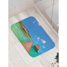 Maldives Island Jetty Bath Mat