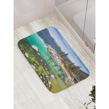 Sierra Nevada Lake Photo Bath Mat