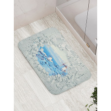 Breaking Wall Santorini Bath Mat