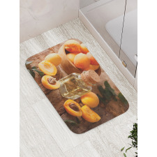 Fresh Apricots and Oil Jar Bath Mat