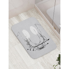 V Flying Geese and Bulrush Bath Mat