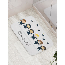 Congrats Children School Bath Mat