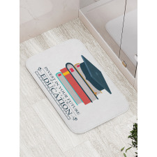 Education Inspirational Bath Mat