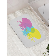 Overlap Marine Animals Bath Mat