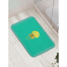 Simplistic Flat Organism Bath Mat