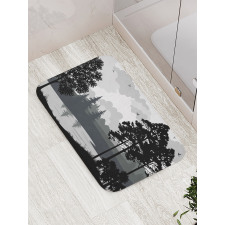 Tree River Flying Bird Bath Mat